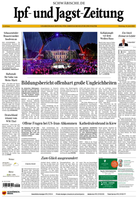 Cover of Ipf- und Jagst-Zeitung