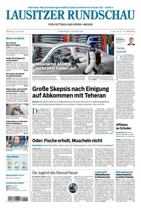 Cover of Lausitzer Rundschau