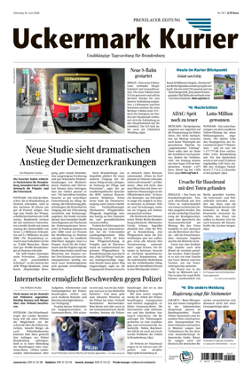 Cover of Prenzlauer Zeitung