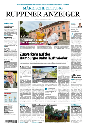 Cover of Ruppiner Anzeiger