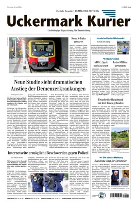 Cover of Templiner Zeitung
