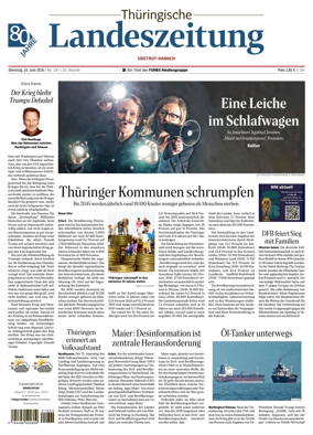 Cover of Thuringische Landeszeitung (Unstrut-Hainich-Kreis)