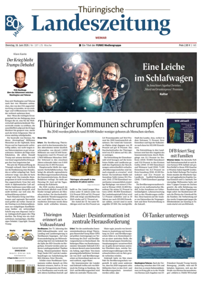 Cover of Thuringische Landeszeitung (Weimar)