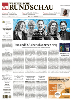 Cover of Westfalische Rundschau (Hagen Hohenlimburg)