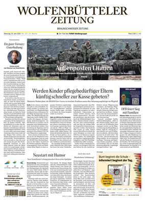 Cover of Wolfenbutteler Zeitung