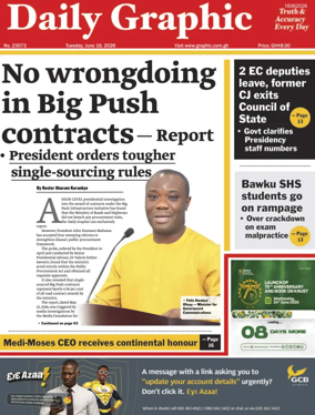 Cover of Daily Graphic