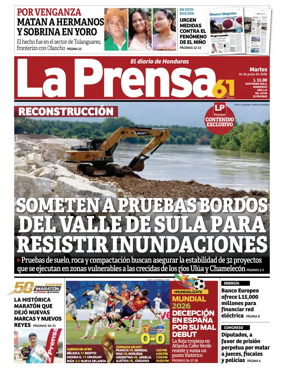 Cover of Diario La Prensa