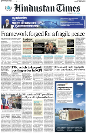 Cover of Hindustan Times (Chandigarh)