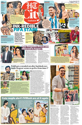 Cover of Hindustan Times (Lucknow) - Live