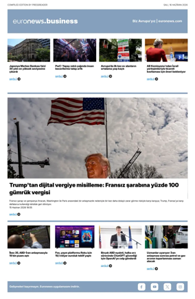 Cover of Euronews Business (Turkish) Compiled Editions