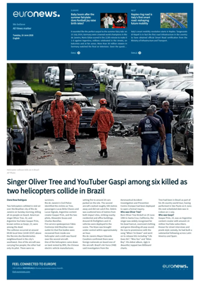 Cover of EuroNews (English Edition)