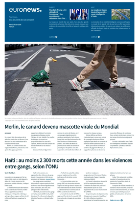 Cover of EuroNews (French Edition)