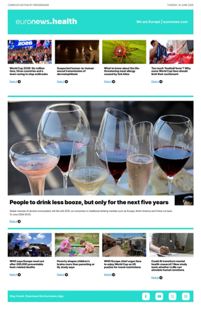Cover of Euronews Health (English) Compiled Edition