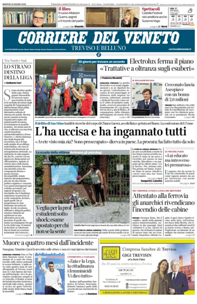 Cover of Corriere del Veneto (Treviso e Belluno)