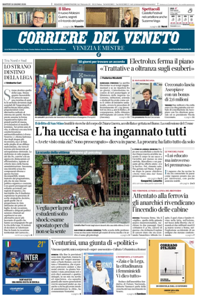 Cover of Corriere del Veneto (Venezia e Mestre)