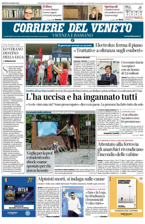 Cover of Corriere del Veneto (Vicenza e Bassano)