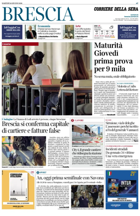 Cover of Corriere della Sera (Brescia)