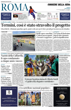 Cover of Corriere della Sera (Roma)