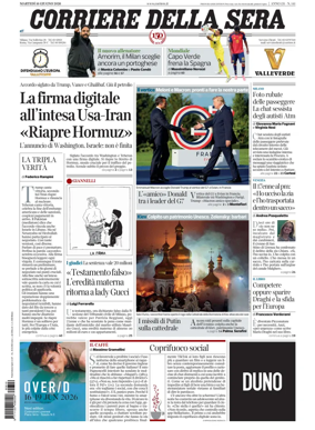 Cover of Corriere della Sera