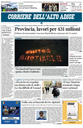 Cover of Corriere dell'Alto Adige