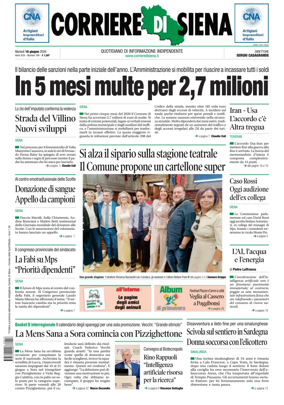 Cover of Corriere di Siena