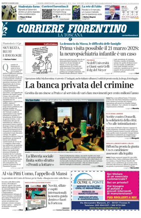 Cover of Corriere Fiorentino