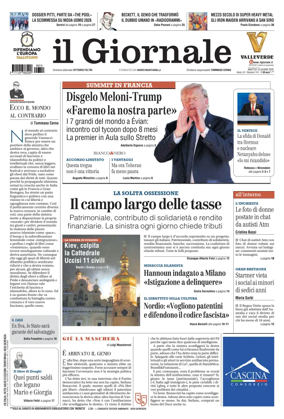 Cover of Il Giornale (Italy)