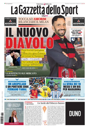Cover of La Gazzetta dello Sport - Roma