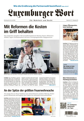 Cover of Luxemburger Wort