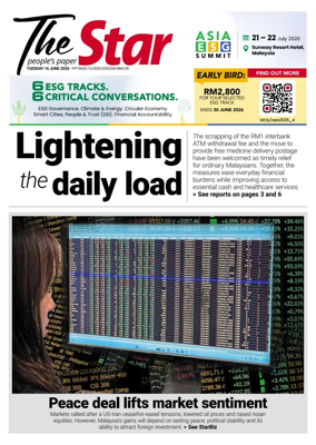 Cover of The Star Malaysia