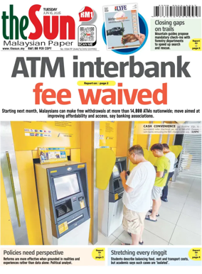 Cover of The Sun (Malaysia)