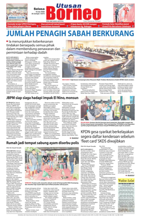Cover of Utusan Borneo (Sabah)