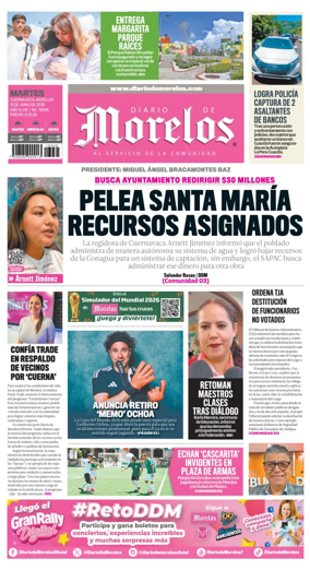 Cover of Diario de Morelos