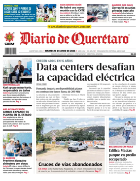 Cover of Diario de Queretaro