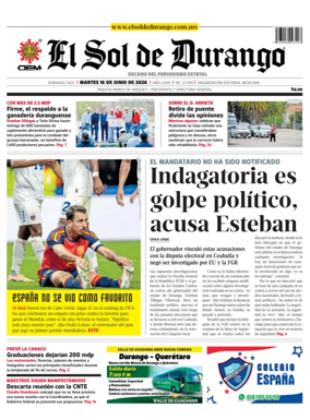 Cover of El Sol de Durango