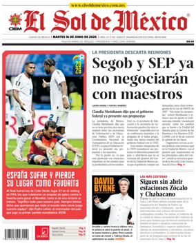 Cover of El Sol de Mexico