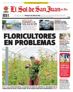 Cover of El Sol de San Juan del Rio