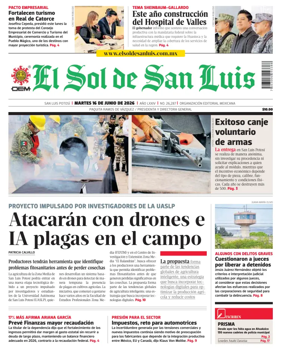 Cover of El Sol de San Luis Potosi