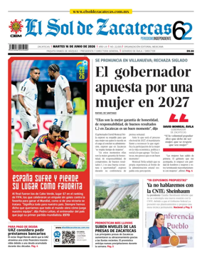 Cover of El Sol de Zacatecas