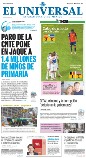 Cover of El Universal