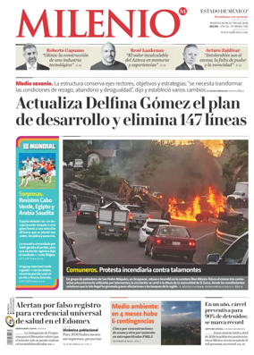 Cover of Milenio Edo de Mexico