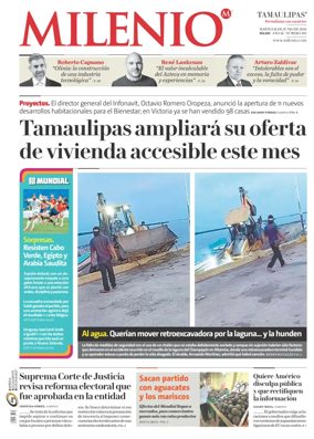 Cover of Milenio Tamaulipas