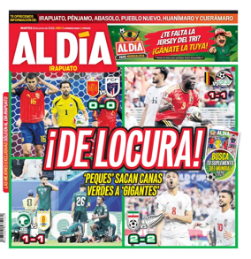 Cover of Periodico Al Dia (Irapuato)