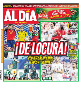 Cover of Periodico Al Dia (Salamanca)