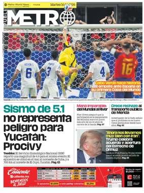 Cover of Publimetro Merida