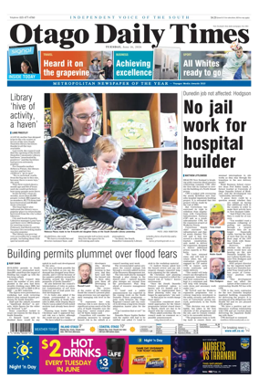 Cover of Otago Daily Times