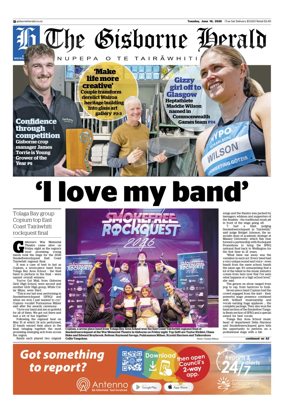Cover of The Gisborne Herald