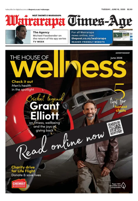 Cover of Wairarapa Times-Age (NZ)