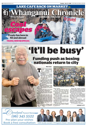 Cover of Whanganui Chronicle