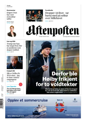 Cover of Aftenposten